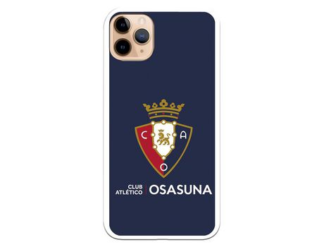 Funda para iPhone 11 Pro Max del Osasuna Escudo Fondo azul - Licencia Oficial CA Osasuna