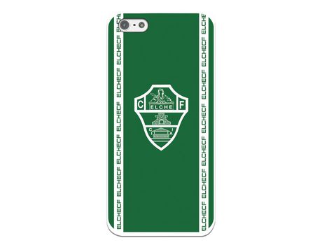Funda para iPhone 5 del Elche CF Escudo Fondo Verde - Licencia Oficial Elche CF