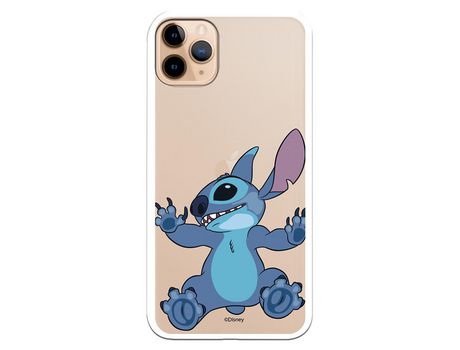 Funda para iPhone 11 Pro Max Oficial de Disney Stitch Trepando - Lilo & Stitch