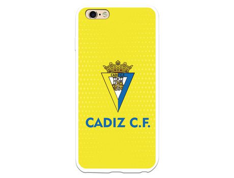 Funda para iPhone 6S Plus del Cádiz Fondo Amarillo - Licencia Oficial