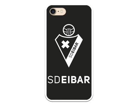 Funda para iPhone 7 del Eibar Escudo Fondo Negro - Licencia Oficial SD Eibar