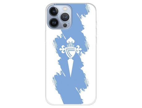 Funda para iPhone 13 Pro Max del Celta Escudo Trazo azul - Licencia Oficial RC Celta