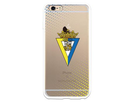 Funda para iPhone 6S Plus del Cádiz Escudo Transparente - Licencia Oficial