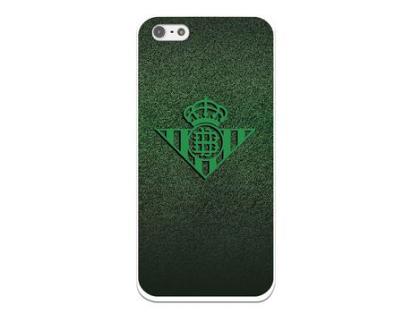 Funda para iPhone 5 del Betis Escudo Verde Fondo trama - Licencia Oficial