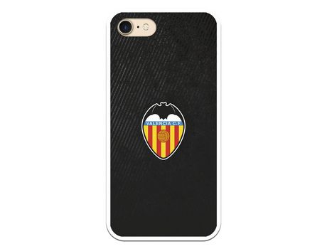 Funda para iPhone 7 del Valencia Franjas Negras - Licencia Oficial Valencia CF
