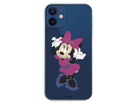 Funda para iPhone 12 Mini Oficial de Disney Minnie Rosa - Clásicos Disney
