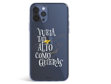 Funda para iPhone 12 Pro Max Oficial de Disney Dumbo Vuela tan Alto - Dumbo