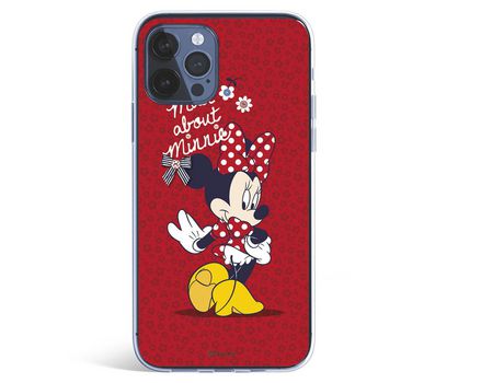 Funda para iPhone 12 Pro Max Oficial de Disney Minnie Mad About - Clásicos Disney