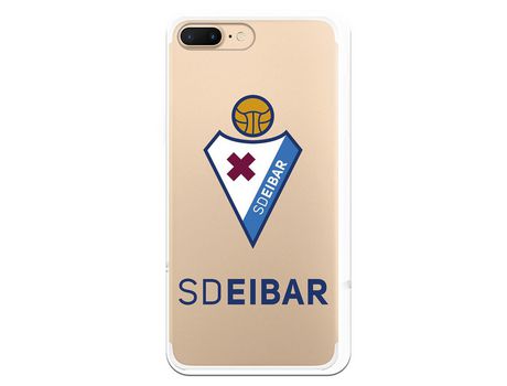 Funda para iPhone 7 Plus del Eibar Escudo Transparente - Licencia Oficial SD Eibar