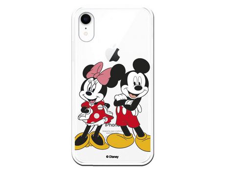 Funda para iPhone XR Oficial de Disney Mickey y Minnie Posando - Clásicos Disney