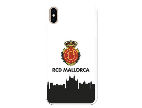 Funda para iPhone XS Max del Mallorca RCD Mallorca Skyline - Licencia Oficial RCD Mallorca