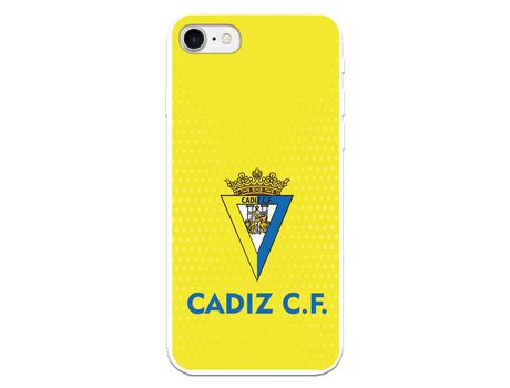 Funda para iPhone 8 del Cádiz Fondo Amarillo - Licencia Oficial