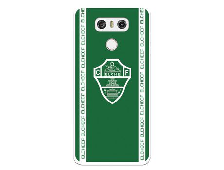 Funda para LG G6 del Elche CF Escudo Fondo Verde - Licencia Oficial Elche CF