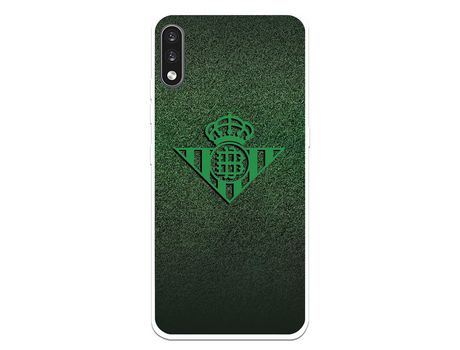 Funda para LG K22 del Betis Escudo Verde Fondo trama - Licencia Oficial