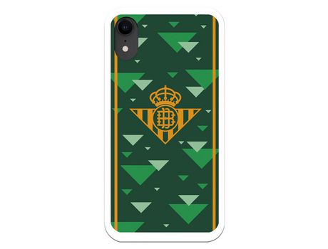 Funda para iPhone XR del Betis Escudo Amarillo Fondo Verde - Licencia Oficial