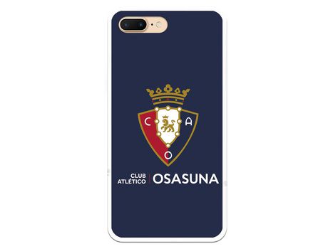 Funda para iPhone 7 Plus del Osasuna Escudo Fondo azul - Licencia Oficial CA Osasuna