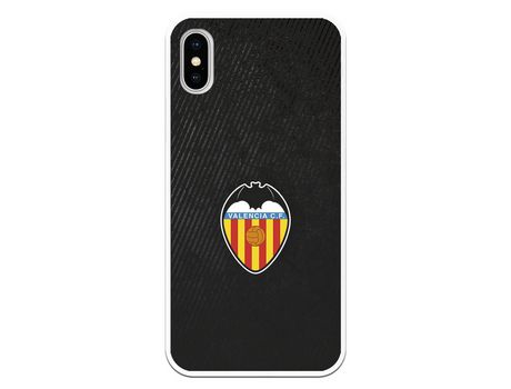 Funda para iPhone X del Valencia Franjas Negras - Licencia Oficial Valencia CF