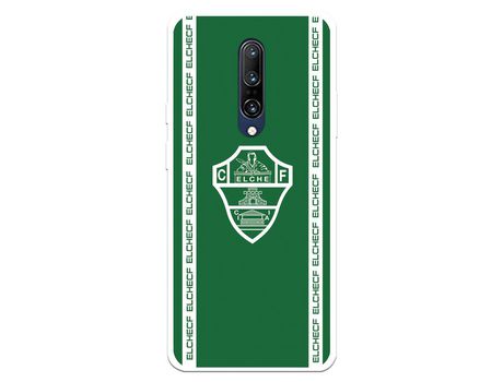 Funda para OnePlus 7 Pro del Elche CF Escudo Fondo Verde - Licencia Oficial Elche CF
