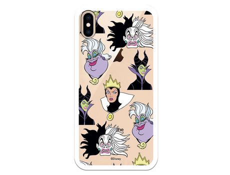 Funda para iPhone XS Max Oficial de Disney Villanas Patrón