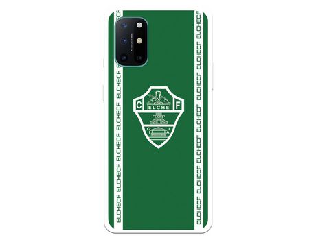 Funda para OnePlus 8T del Elche CF Escudo Fondo Verde - Licencia Oficial Elche CF