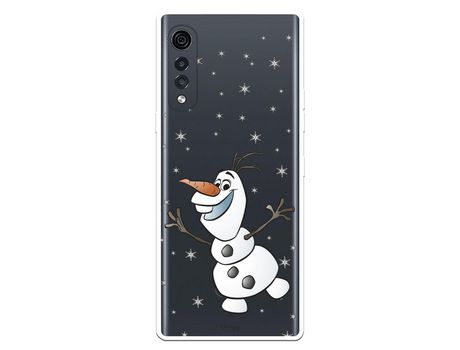 Funda para LG Velvet 5G Oficial de Disney Olaf Transparente - Frozen