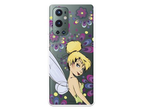 Funda para OnePlus 9 Pro Oficial de Disney Campanilla Flores - Peter Pan