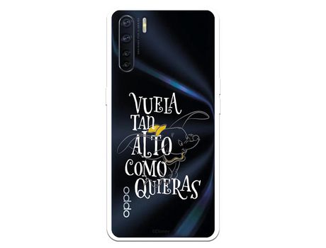 Funda para Oppo A91 Oficial de Disney Dumbo Vuela tan Alto - Dumbo