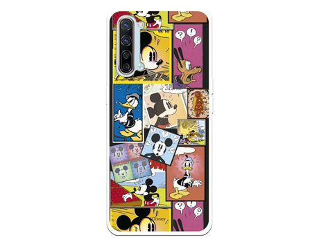 Funda para Oppo Find X2 Lite Oficial de Disney Mickey Comic - Clásicos Disney