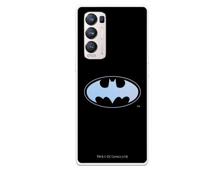 Funda para Oppo Find X3 Neo Oficial de DC Comics Batman Logo Transparente - DC Comics