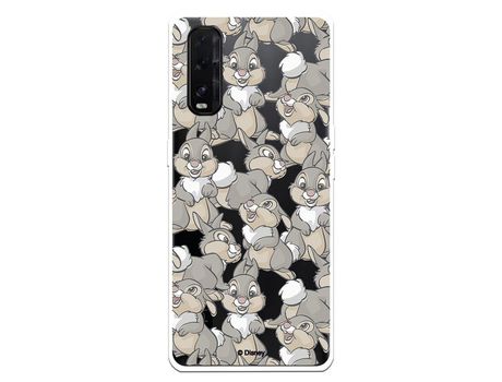 Funda para Oppo Find X2 Oficial de Disney Tambor Patrones - Bambi