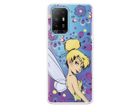 Funda para Oppo A94 5G Oficial de Disney Campanilla Flores - Peter Pan