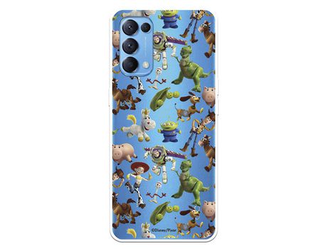 Funda para Oppo Find X3 Lite Oficial de Disney Muñecos Toy Story Siluetas - Toy Story