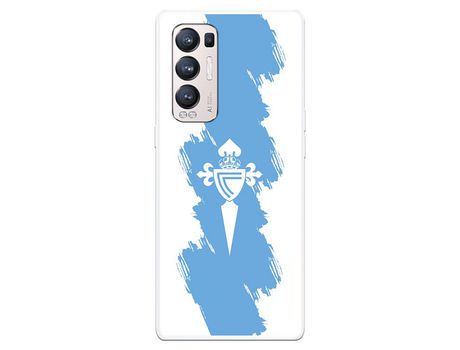 Funda para Oppo Find X3 Neo del Celta Escudo Trazo azul - Licencia Oficial RC Celta