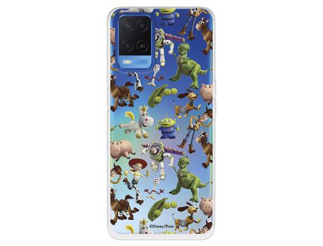 Funda para Oppo A54 4G Oficial de Disney Muñecos Toy Story Siluetas - Toy Story