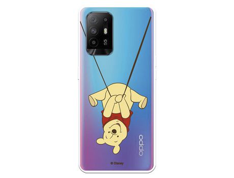 Funda para Oppo A74 4G Oficial de Disney Winnie Columpio - Winnie The Pooh