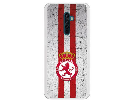Funda para Oppo Reno2 del Cultural Escudo Fondo Monocromo - Licencia Oficial Cultural y Deportiva Leonesa