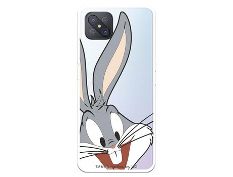 Funda para Oppo Reno 4Z Oficial de Warner Bros Bugs Bunny Silueta Transparente - Looney Tunes
