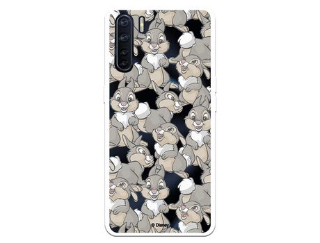 Funda para Oppo A91 Oficial de Disney Tambor Patrones - Bambi