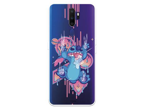 Funda para Oppo A9 2020 Oficial de Disney Stitch Graffiti - Lilo & Stitch