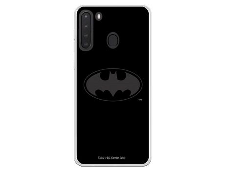 Funda para Samsung Galaxy A21 Oficial de DC Comics Batman Logo Transparente - DC Comics
