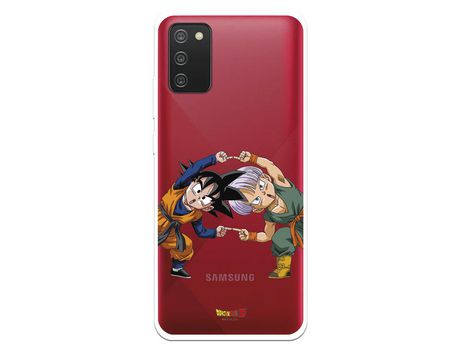 Funda para Samsung Galaxy A02s Oficial de Dragon Ball Goten y Trunks Fusión