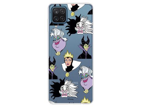 Funda para Samsung Galaxy A12 Oficial de Disney Villanas Patrón