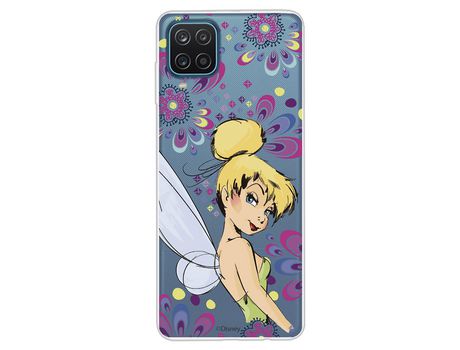 Funda para Samsung Galaxy A12 Oficial de Disney Campanilla Flores - Peter Pan