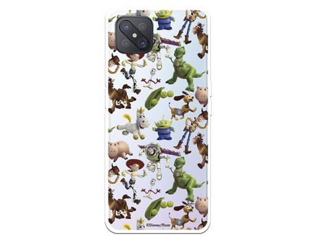 Funda para Oppo Reno 4Z Oficial de Disney Muñecos Toy Story Siluetas - Toy Story
