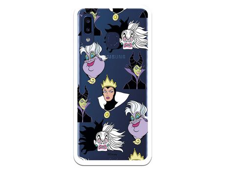 Funda para Samsung Galaxy A20E Oficial de Disney Villanas Patrón