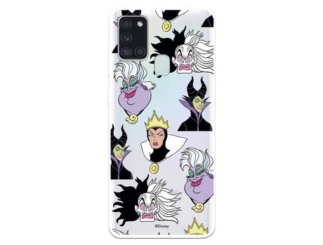 Funda para Samsung Galaxy A21S Oficial de Disney Villanas Patrón