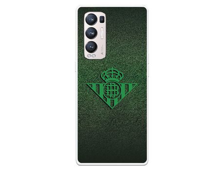 Funda para Oppo Find X3 Neo del Betis Escudo Verde Fondo trama - Licencia Oficial
