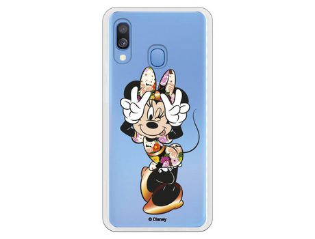 Funda para Samsung Galaxy A20E Oficial de Disney Minnie Posando - Clásicos Disney