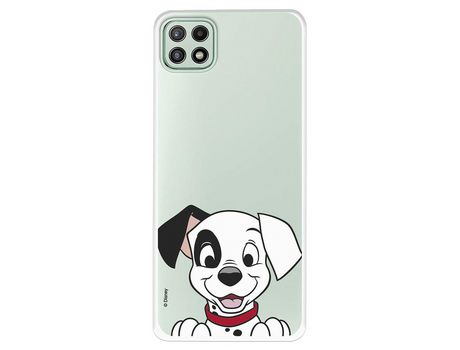 Funda para Samsung Galaxy A22 5G Oficial de Disney Cachorro Sonrisa - 101 Dalmatas