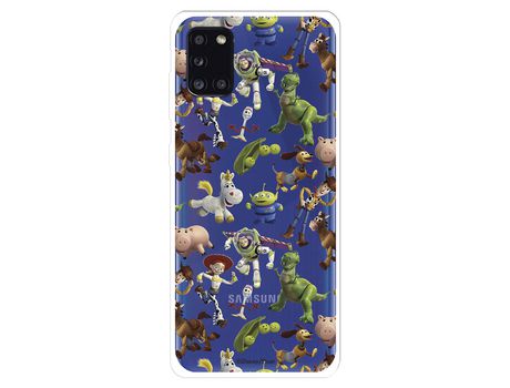 Funda para Samsung Galaxy A31 Oficial de Disney Muñecos Toy Story Siluetas - Toy Story